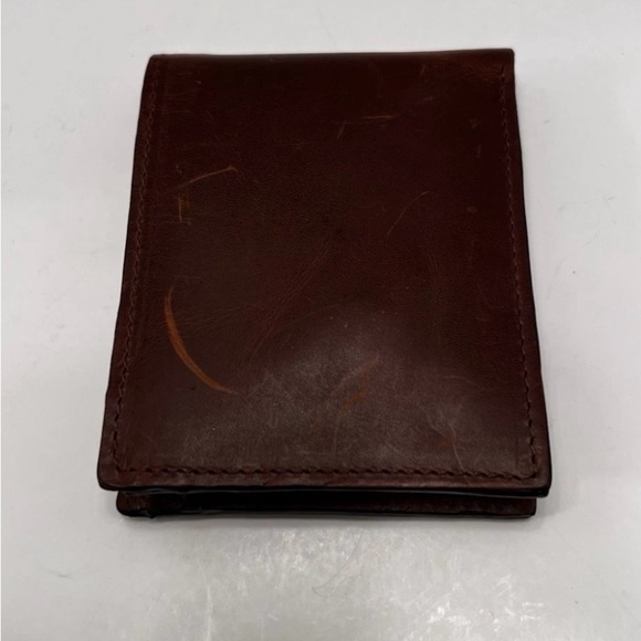 Browning Genuine Leather Western Bi-fold Billfold Men's Wallet, Brown - Picture 6 of 8